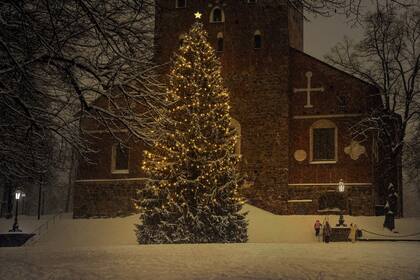La tradición del árbol de Navidad proviene de los pueblos celtas del norte de Europa