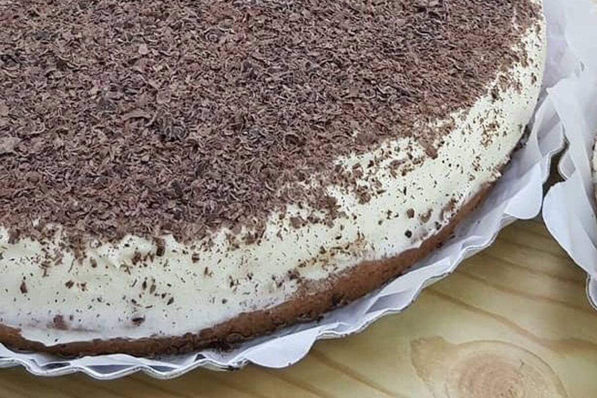 El producto estrella, la tarta de banana