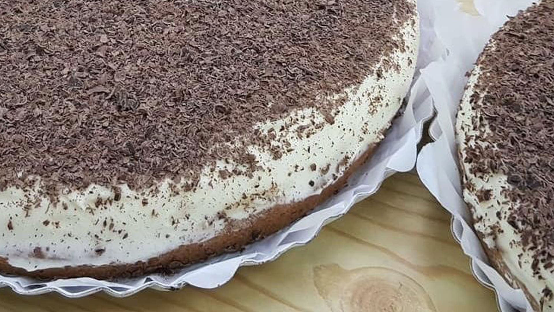 El producto estrella, la tarta de banana