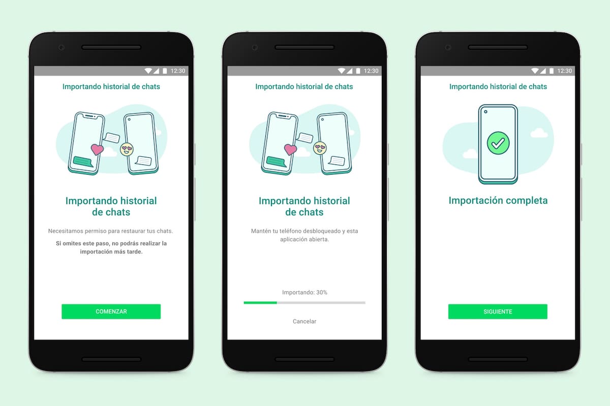 La transferencia del historial de chats de WhatsApp entre teléfonos iPhone y Android requiere el uso de un cable especial y está limitado por ahora a los modelos de Samsung