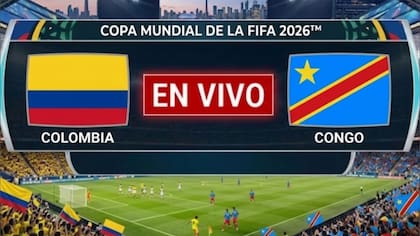 La transmisión del partido entre Colombia y RD del Congo por la segunda fecha del Mundial 2026 será en español y en inglés por distintos canales