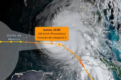 La trayectoria del huracán Rafael no afectará directamente a EE.UU., pero sí pasará muy cerca de Florida.