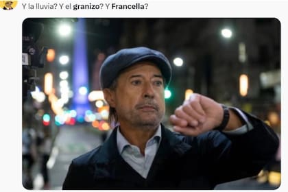 La tremenda tormenta que azota Buenos Aires ya está dando que hablar en redes (Captura: X)