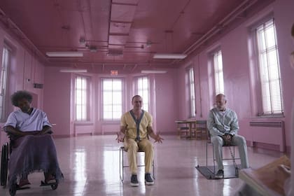 La trifecta reunida: Samuel L. Jackon, James McAvoy y Bruce Willis en Glass