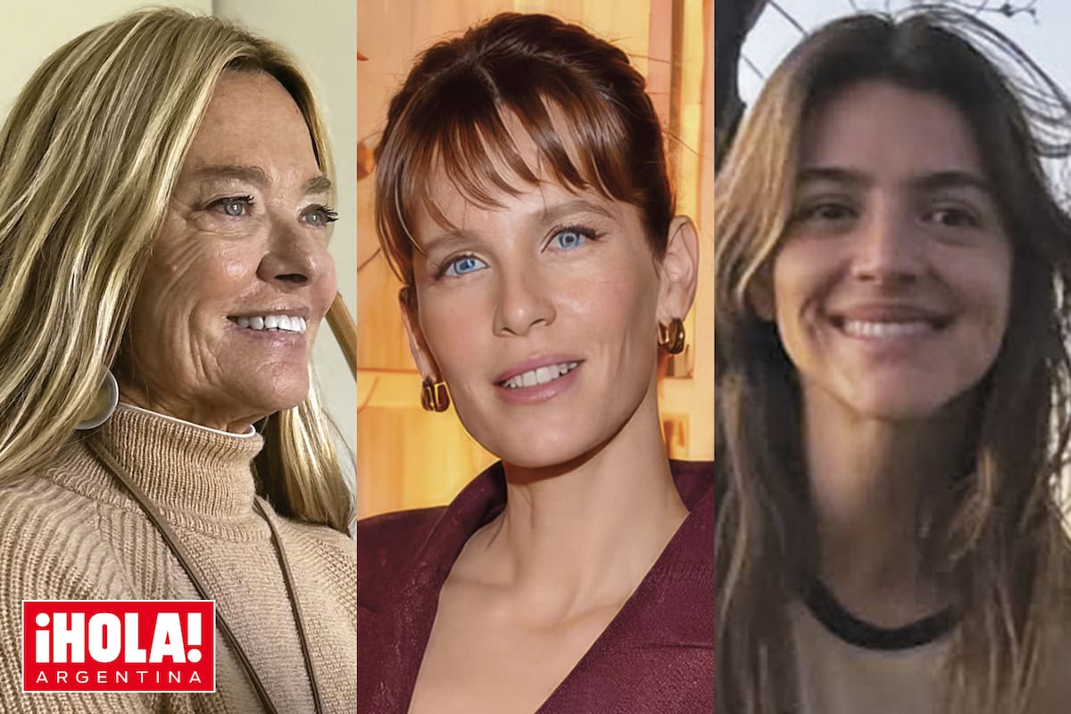 La trilliza María Eugenia, Liz Solari y Calu Rivero