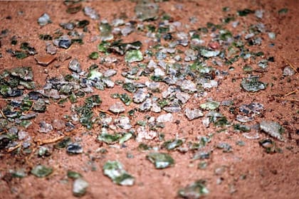 La trinitita seguía teniendo radiación después de la detonación de la bomba