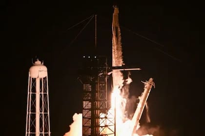 La tripulación de Polaris Dawn viajó en la cápsula Resilience, que despegó desde Cabo Cañaveral, en Florida
