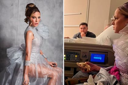 La triste historia detrás de la foto de Kate Beckinsale en el hospital con el vestido que usó en los Globos de Oro