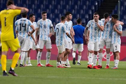 La tristeza de los jugadores argentinos tras la eliminación