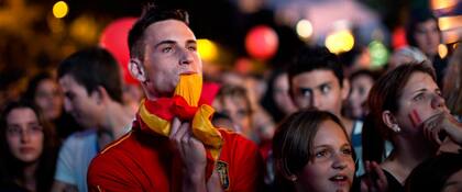 La tristeza también se hizo presente en Madrid