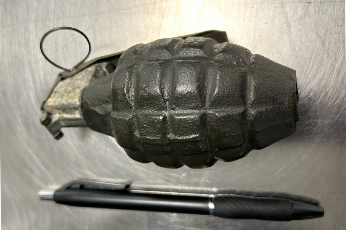 La TSA encontró una granada dentro del equipaje de mano de un pasajero en Nueva York