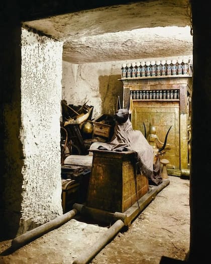 La tumba de Tutankamón se descubrió en 1922 y se creía que estaba maldita