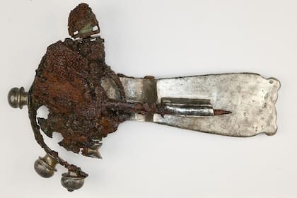 La tumba en la que se hallaron los artefactos históricos permanecía intacta