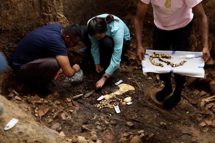 La tumba fue construida alrededor del año 750 después de Cristo