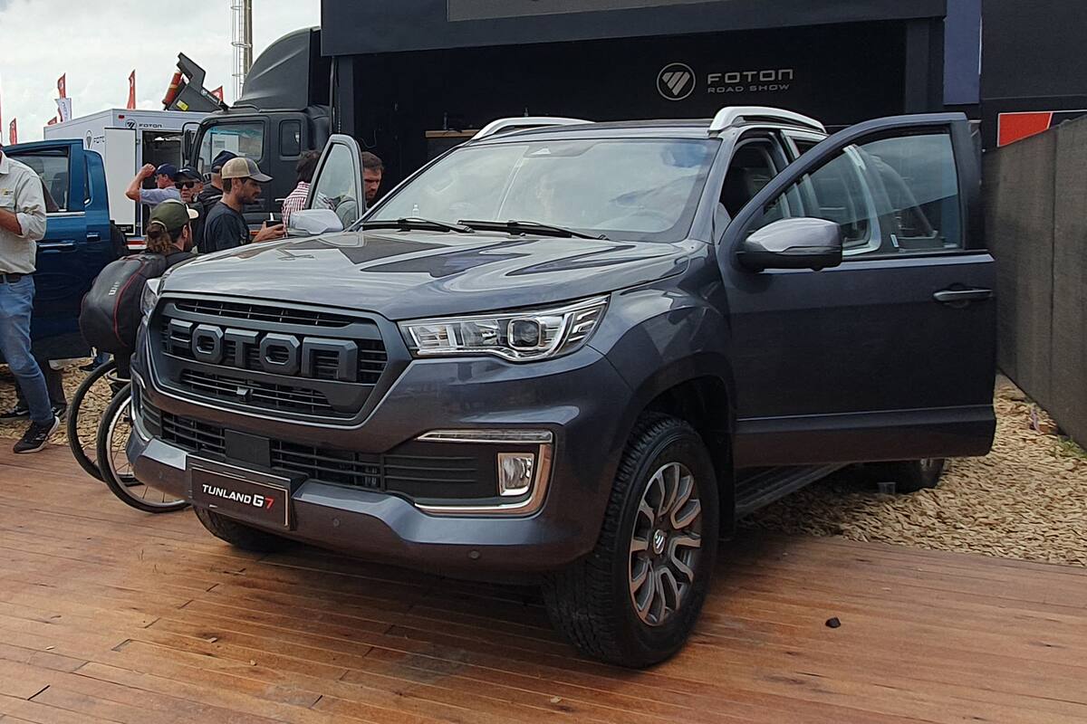 La Tunland G7 fue una de las pickups presentadas por Foton