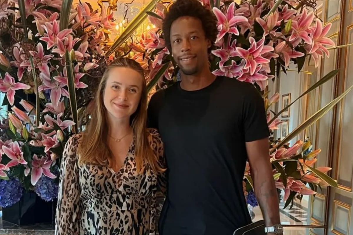 La ucraniana Elina Svitolina y el francés Gael Monfils se separaron: se habían casado en 2021