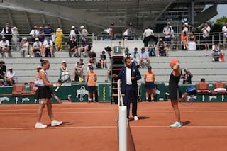 La ucraniana Oliynykova habla de la guerra tras perder en Roland Garros ante una rusa