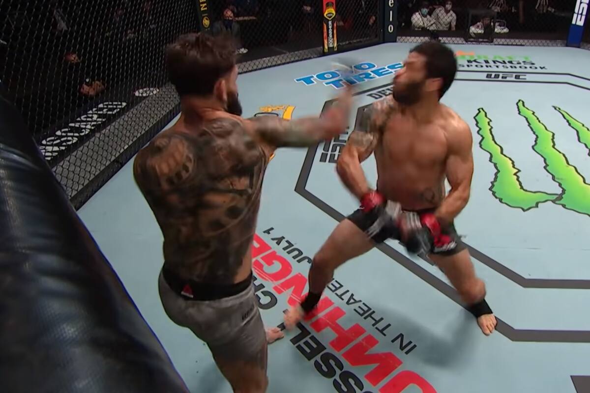 La UFC presentó los nominados a "Mejor K.O. del Año" y lo sometió a una votación del público (UFC)