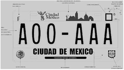 La última actualización realizada en el 2016 determina que las placas en México deben cumplir esta modalidad