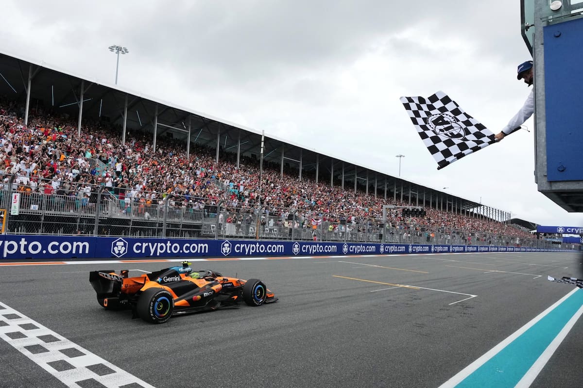 La última carrera que se disputó en la Fórmula 1 fue el Gran Premio de Miami