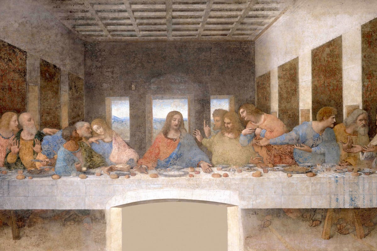 La última cena de Leonardo Da Vinci