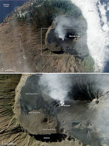 La última erupción, en 2014, forzó a los habitantes de Portela y Bangaeira, a refugiarse en otros espacios de la isla