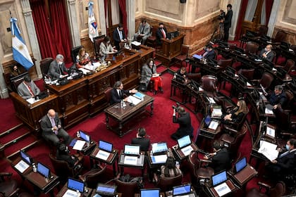 La última sesión del Senado, convocada para escuchar el informe del Jefe de Gabinete