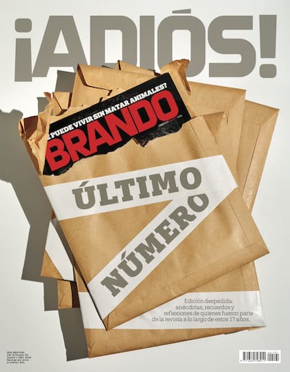 La última tapa de la revista Brando.