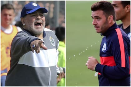 La última vez que Maradona estuvo en un campo de juego, como entrenador, fue en un amistoso contra el San Lorenzo de Soso... hace algo más de un año, el 29 de septiembre de 2020