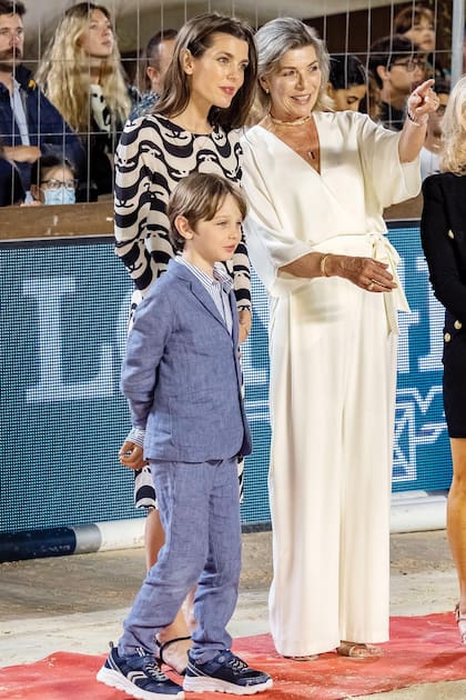 La última vez que Raphaël participó de un evento público junto a su madre fue en el año 2018