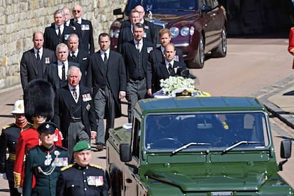 La última vez que se vio juntos a los dos hermanos en el funeral de su abuelo