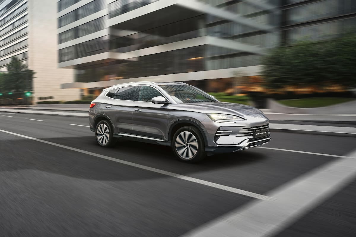 La única imagen del nuevo modelo que difundió la filial de BYD en la Argentina