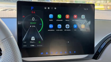 La única pantalla es de 10,1 pulgadas