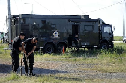 La Unidad Comunicaciones Móviles de la Federal, donde trabaja el comité de crisis
