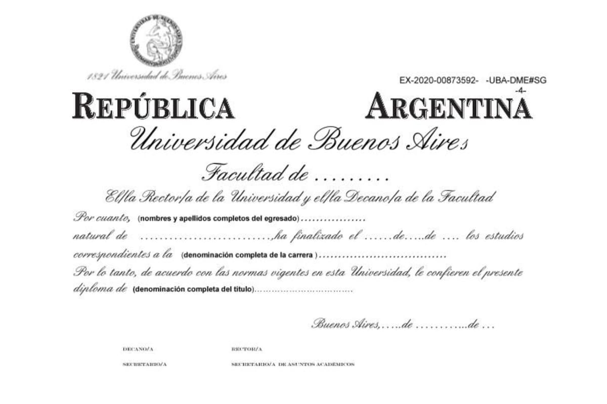 La Universidad de Buenos Aires confeccionará y expedirá los títulos mediante un sistema en línea que acortará el tiempo de tramitación.