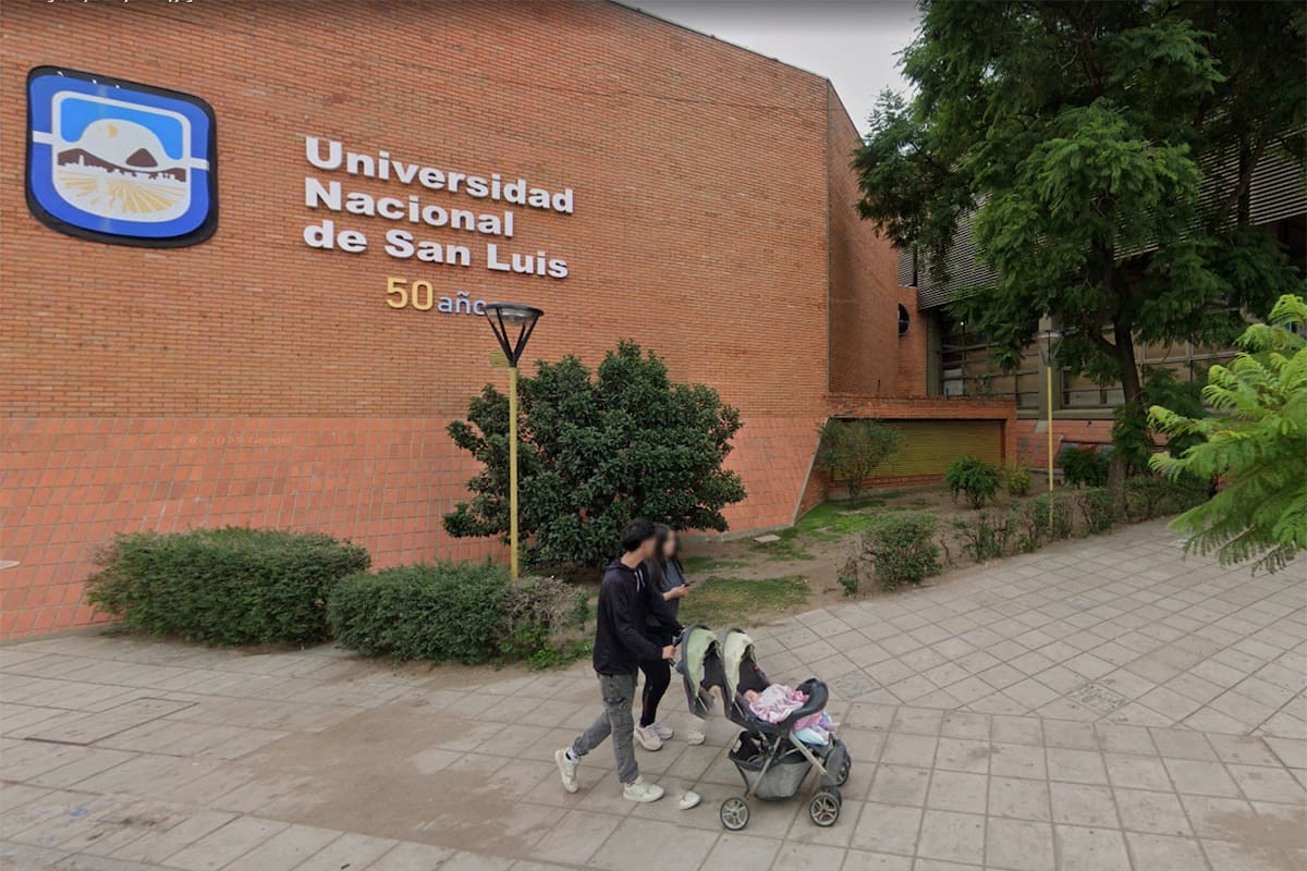 La Universidad Nacional de San Luis, donde ocurrió el conflicto entre profesores