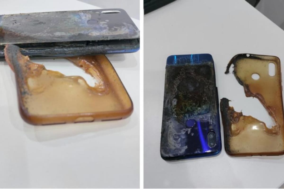 La usuaria compartió imágenes de cómo quedaron su teléfono y su funda
