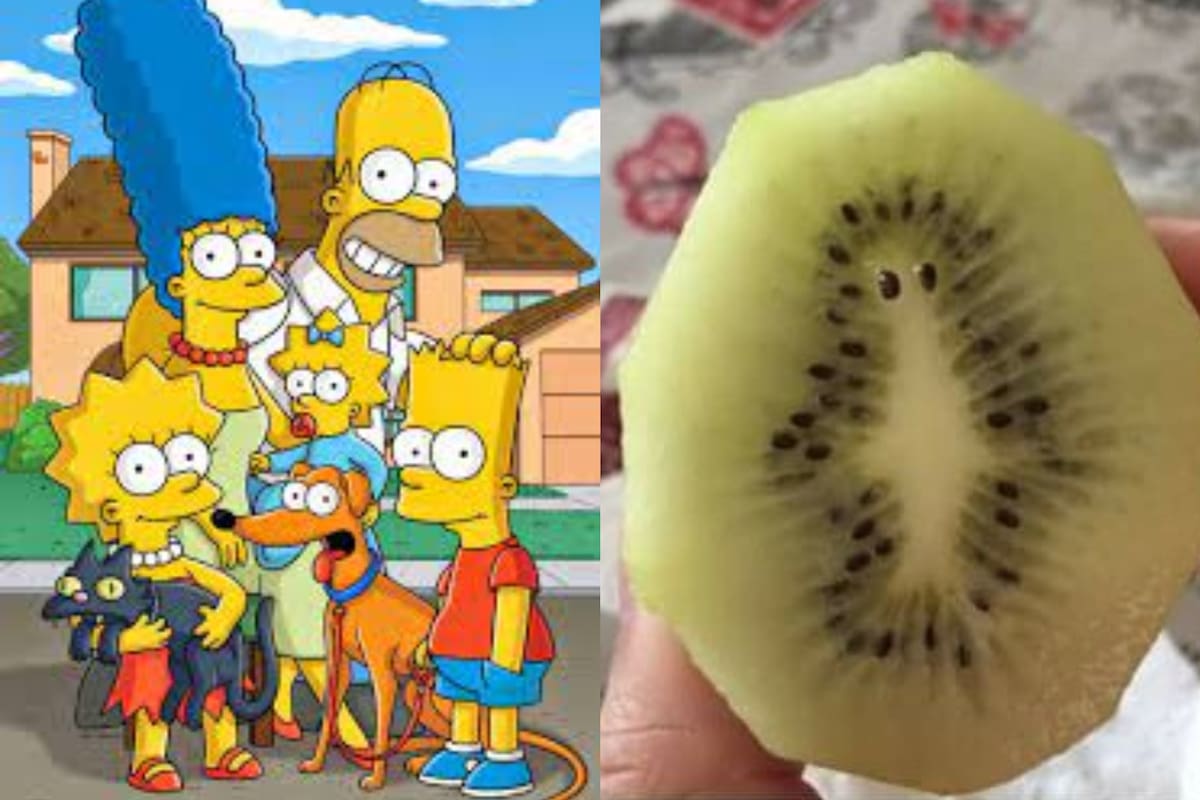 La usuaria Daniela Fernan desafió a sus seguidores a adivinar el personaje de Los Simpson que se escondía en una mitad de kiwi