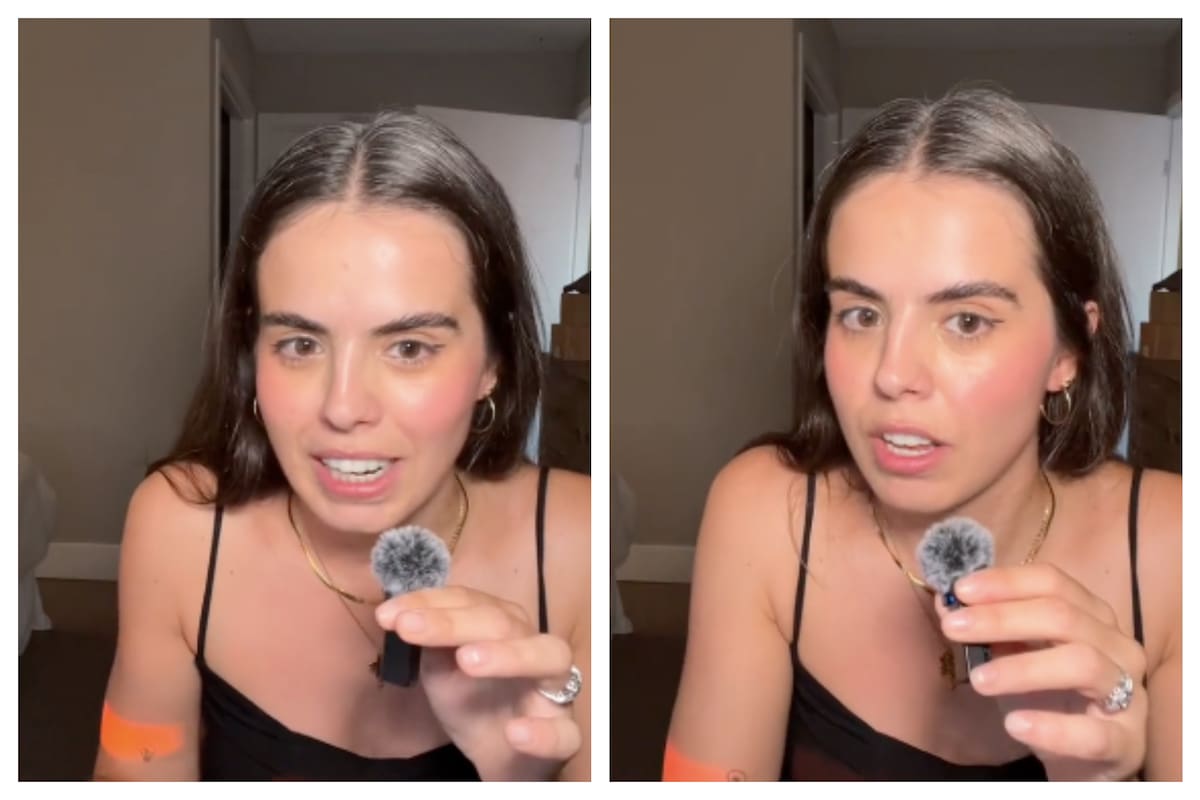 La usuaria de TikTok @teresafurquet, una joven española que vivió dos años en Estados Unidos, notó que muchos hispanos instalados en el país le hablaban en inglés solamente (Tik Tok)