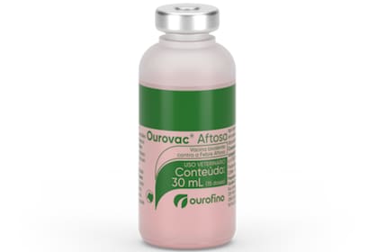 La vacuna bivalente contra la fiebre aftosa del laboratorio Ourofino; antígenos inactivados O1 Campos y A24 Cruzeiro, emulsionados en aceite mineral