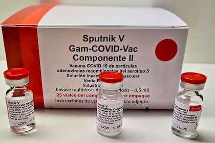 La vacuna Sputnik V fue la primera en llegar a la Argentina para iniciar la campaña de vacunación; el año pasado comenzóa producirse en el laboratorio Richmond