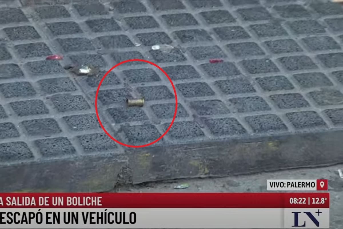 La vaina servida de la bala que hirió al joven de 17 años