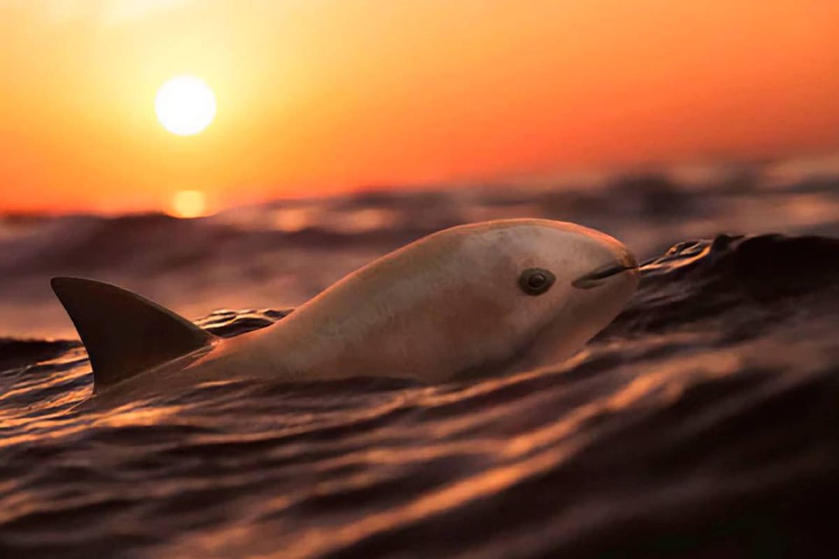 La vaquita marina está en peligro de extinción. Foto: PROFEPA