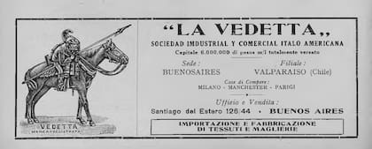 "La Vedetta" fue una de las sociedades más importantes de Dell'Acqua en Sudamérica.