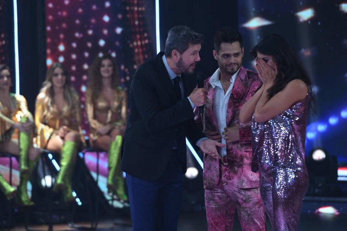 La vedette, acompañada por Lucas Velasco, pasó de la emoción al enojo en cuestión de segundos