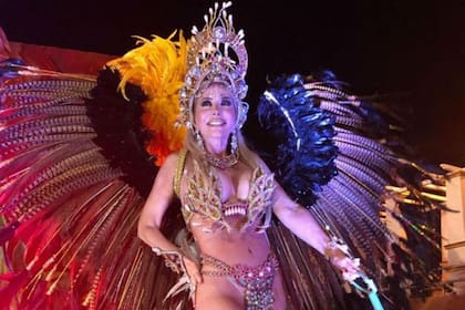 La vedette se lució en el Carnaval. Fuente: A24