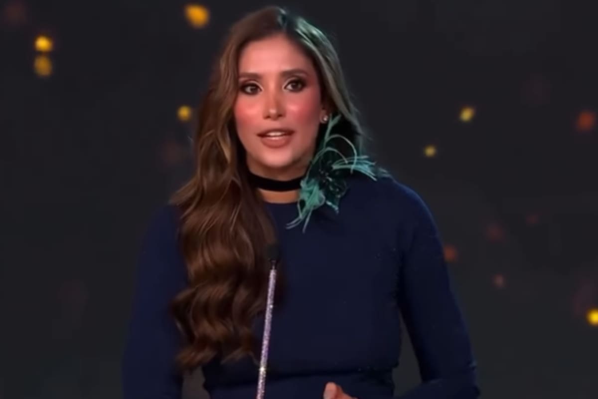 La venezolana Isabel Parra Santos reveló qué podría en una cápsula del tiempo y sorprendió a los televidentes de Miss Universo Latina