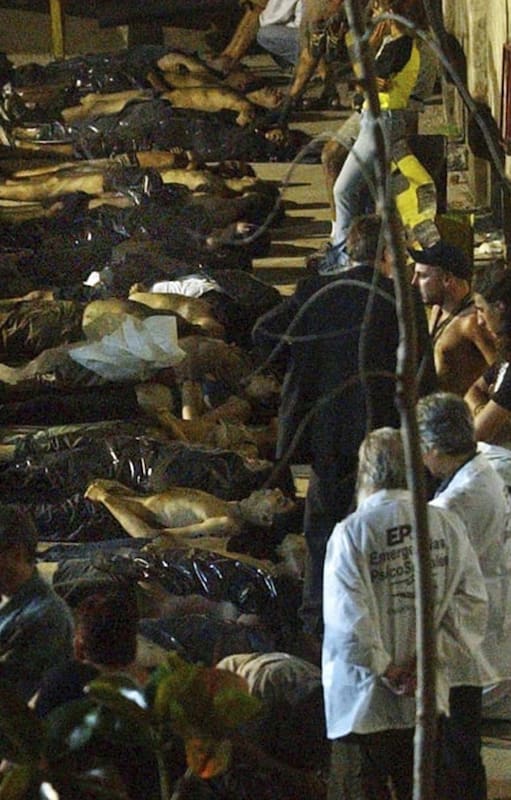 La vereda de Cromañón y las víctimas