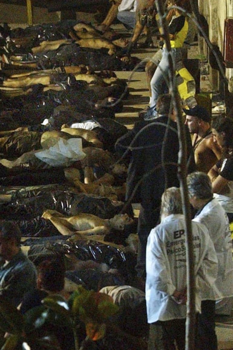 La vereda de Cromañón y las víctimas