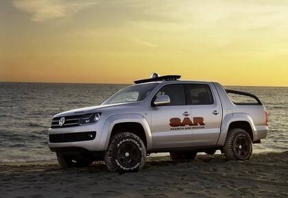 La versión concept de la pickup se conoció como Robust. El nombre definitivo sera Amarok